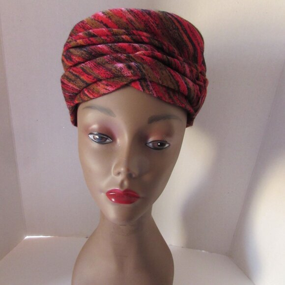 SALE Handsome Vintage Hat in Earth Tones for Fall & Winter - Picture 10 of 11